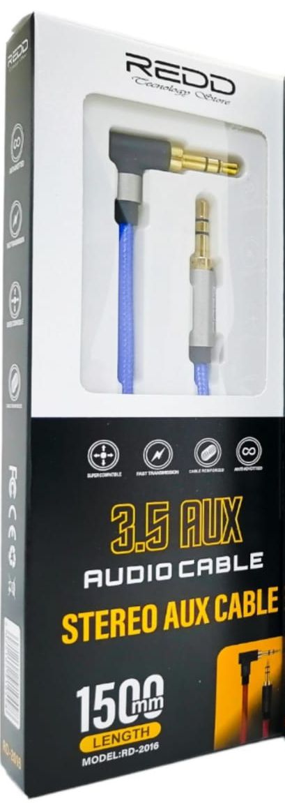 CABLE DE AUDIO REDD 3.5 AUX PUNTA L