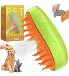 Cepillo De Vapor Para Gatos y Perros 3 En 1, Autolimpiante