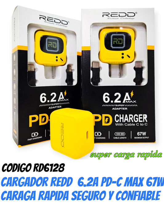 CARGADOR REDD DE CARGA RAPIDA 67W DE C A C