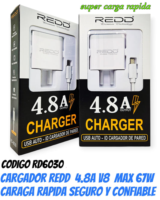 CARGADORES REDD DE CARGA RAPIDA MICRO USB 67W