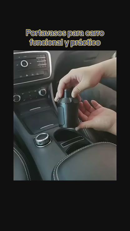 PORTA VASO PARA AUTO CON BANDEJA